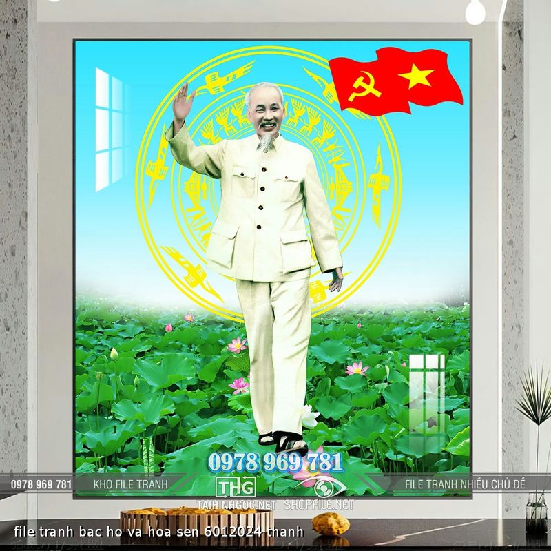 file tranh bac ho va hoa sen 6012024 thanh