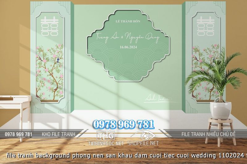 file tranh background phong nen san khau dam cuoi tiec cuoi wedding 1102024 thanh