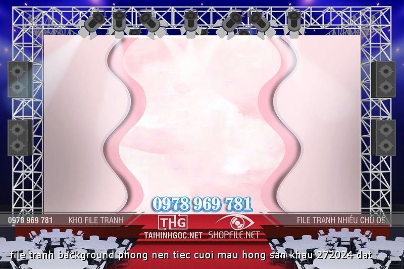 file tranh background phong nen tiec cuoi mau hong san khau 272024 dat