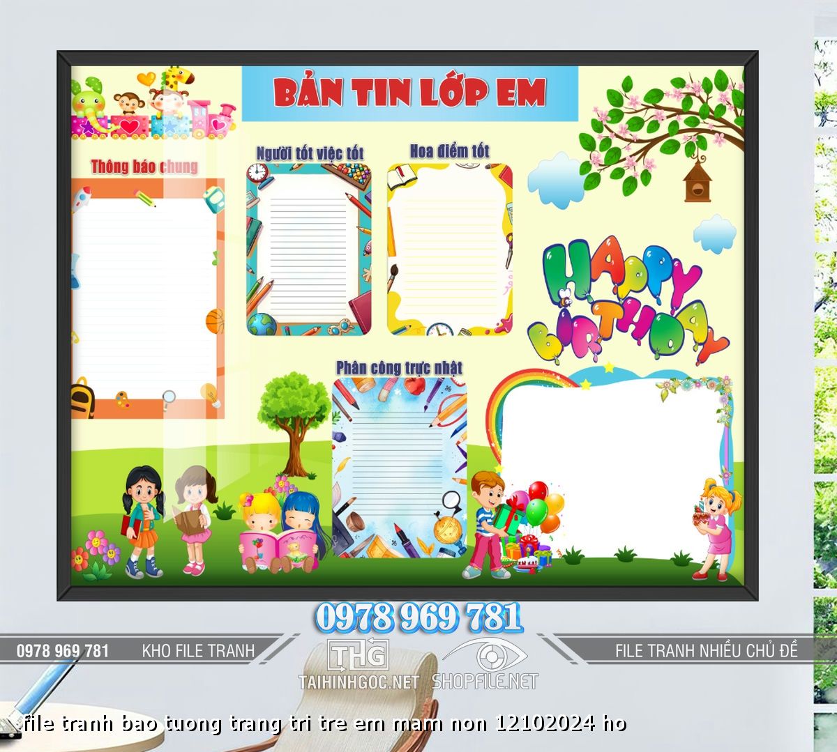 file tranh bao tuong trang tri tre em mam non 12102024 ho