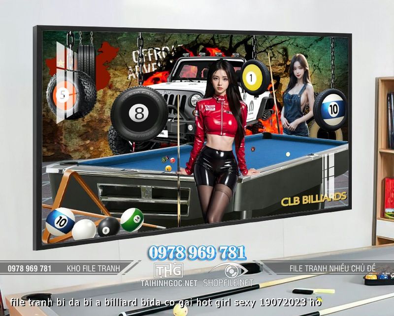 file tranh bi da bi a billiard bida co gai hot girl sexy 19072023 ho