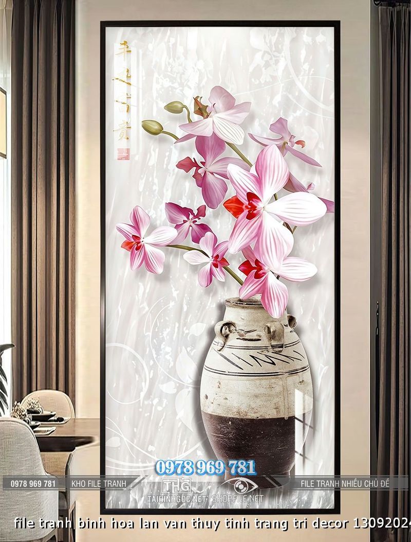 file tranh binh hoa lan van thuy tinh trang tri decor 13092024 vien