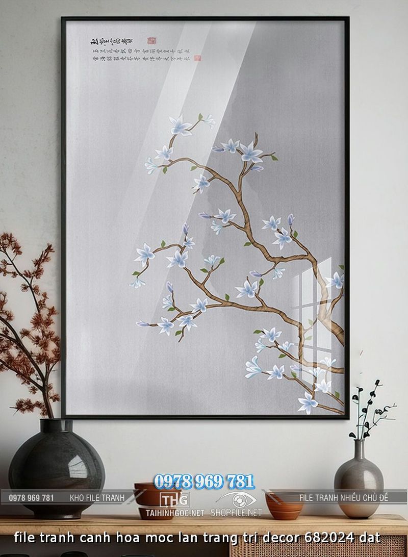 file tranh canh hoa moc lan trang tri decor 682024 dat