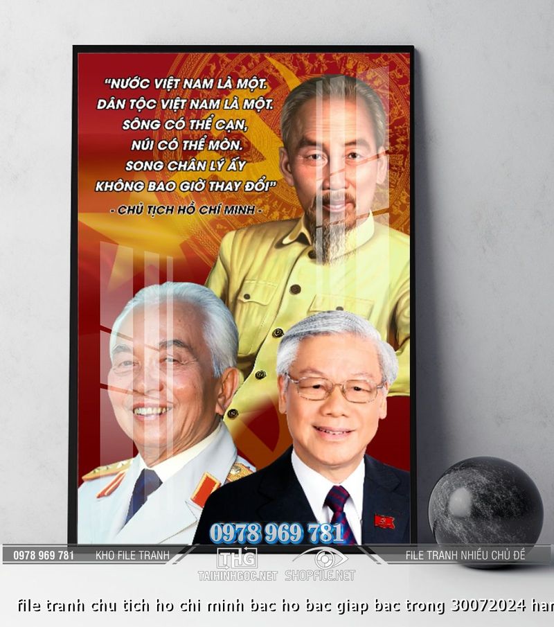 file tranh chu tich ho chi minh bac ho bac giap bac trong 30072024 hanh