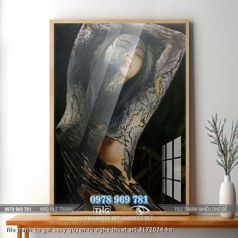 file tranh co gai sexy quyen ru nghe thuat art 3172024 ho