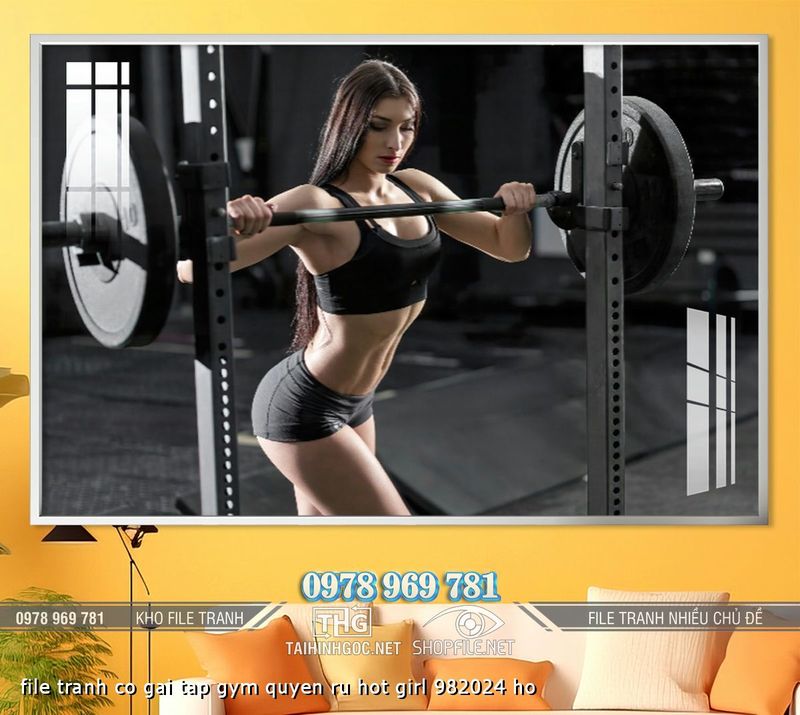 file tranh co gai tap gym quyen ru hot girl 982024 ho