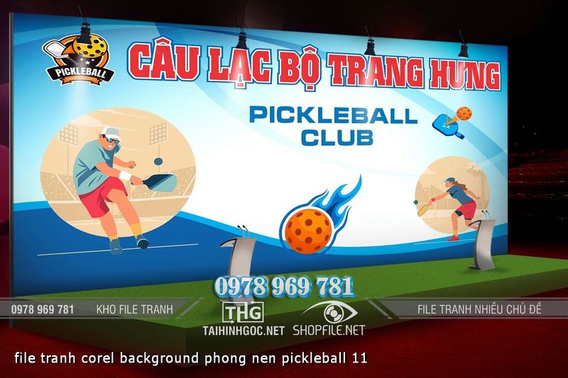 file tranh corel background phong nen pickleball 11