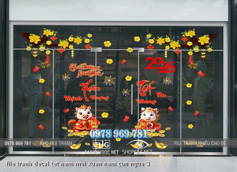 file tranh decal tet nam moi xuan nam con ngua 3