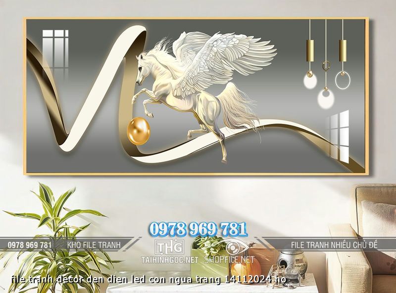 file tranh decor den dien led con ngua trang 14112024 ho