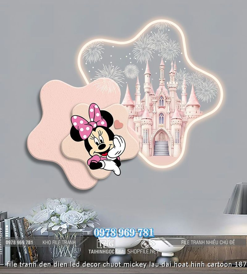 file tranh den dien led decor chuot mickey lau dai hoat hinh cartoon 1872024 ho