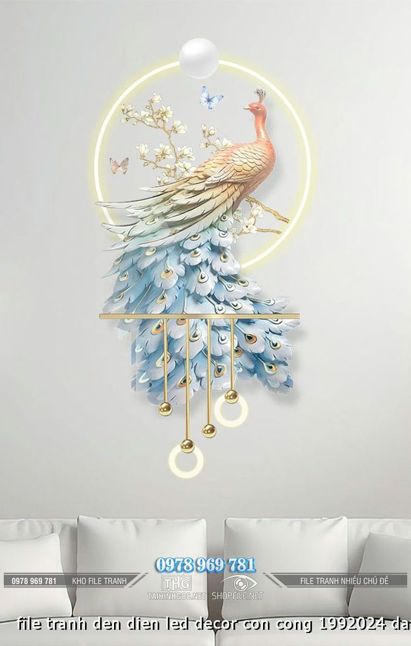 file tranh den dien led decor con cong 1992024 dat