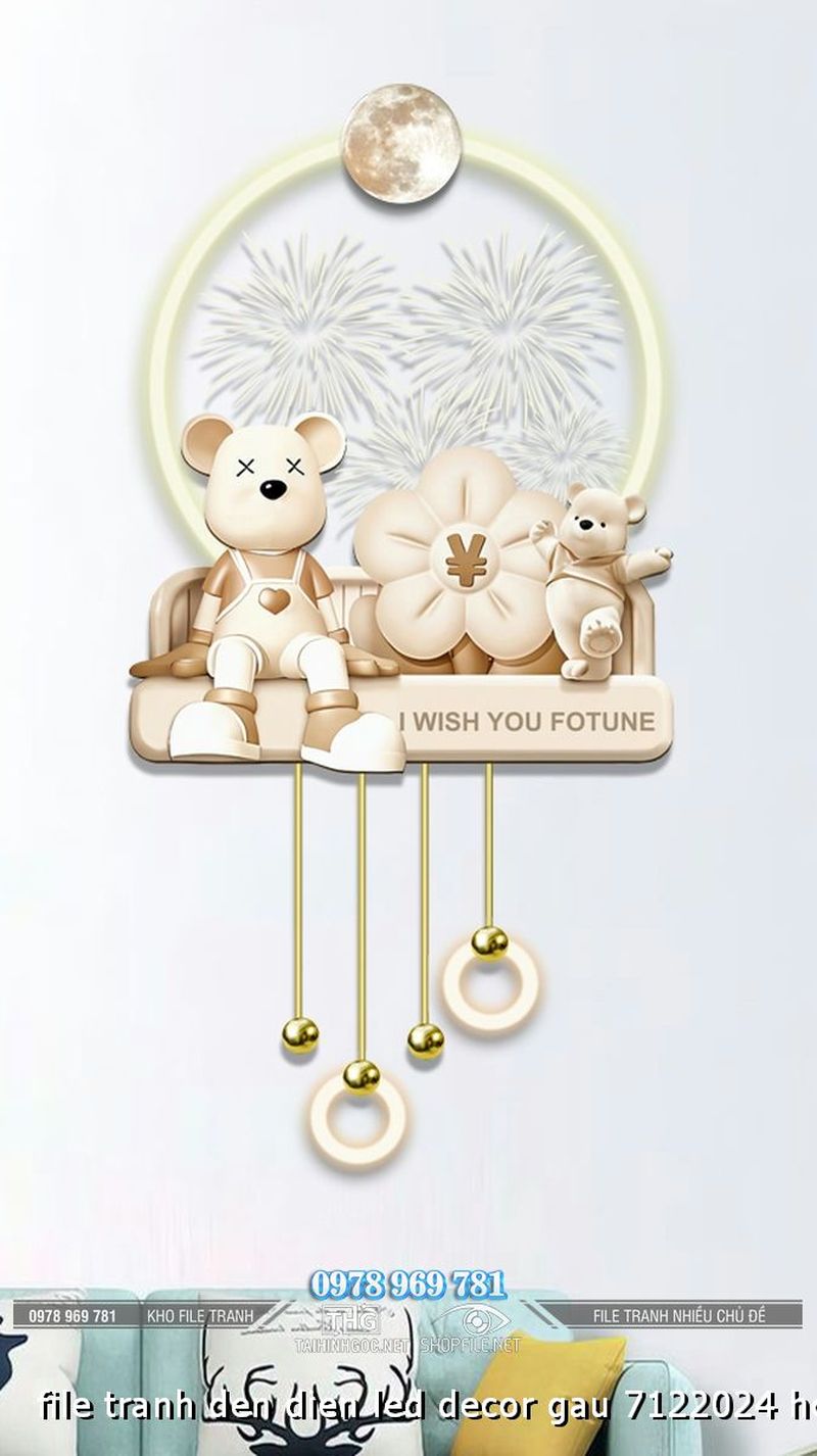 file tranh den dien led decor gau 7122024 ho