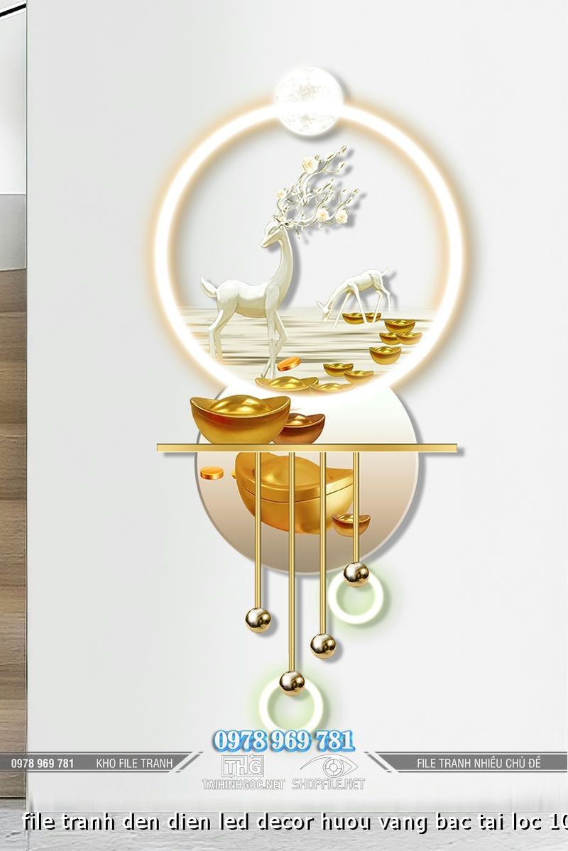 file tranh den dien led decor huou vang bac tai loc 10122024 ho
