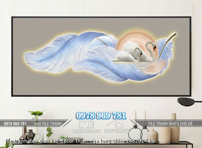file tranh den dien led decor thien nga long chim 2482024 ho