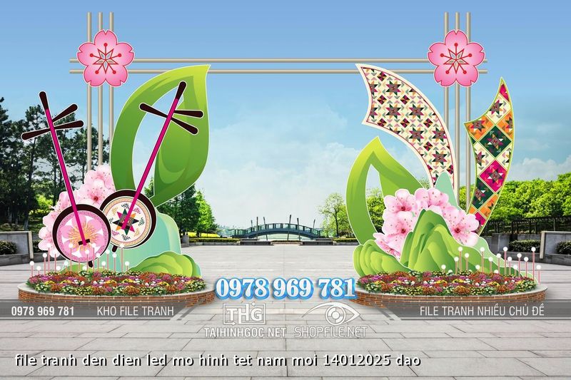 file tranh den dien led mo hinh tet nam moi 14012025 dao