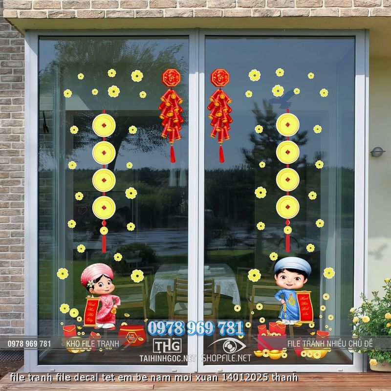 file tranh file decal tet em be nam moi xuan 14012025 thanh