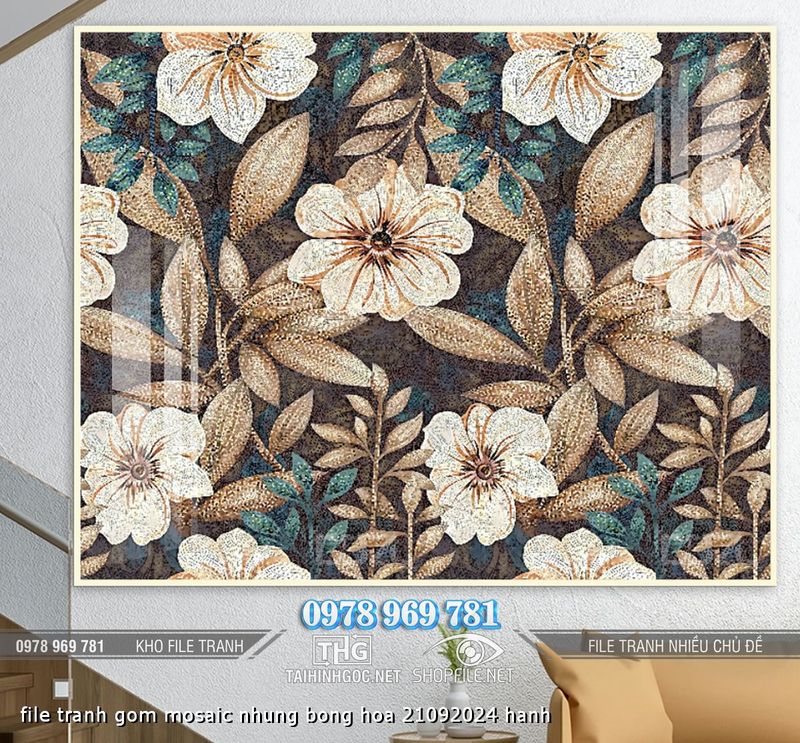 file tranh gom mosaic nhung bong hoa 21092024 hanh