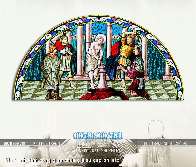 file tranh kinh cong giao chua gie su gap philato