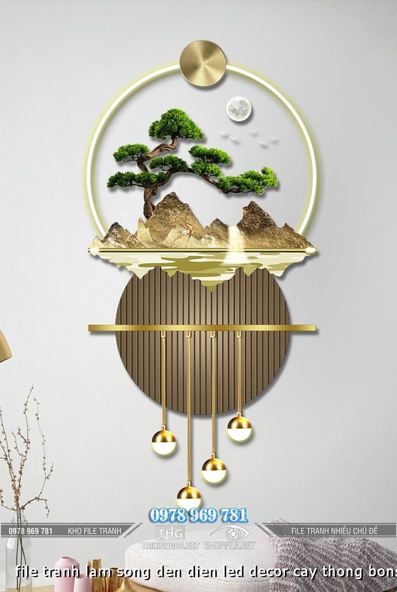 file tranh lam song den dien led decor cay thong bonsai 05072024 phu