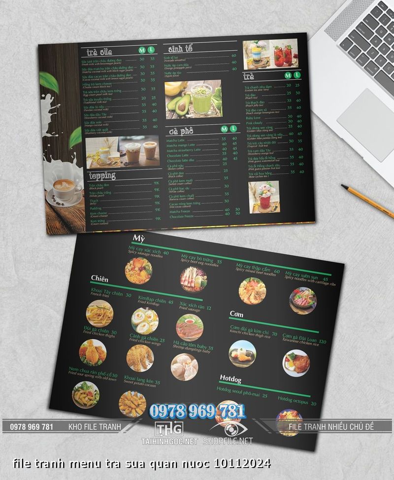 file tranh menu tra sua quan nuoc 10112024