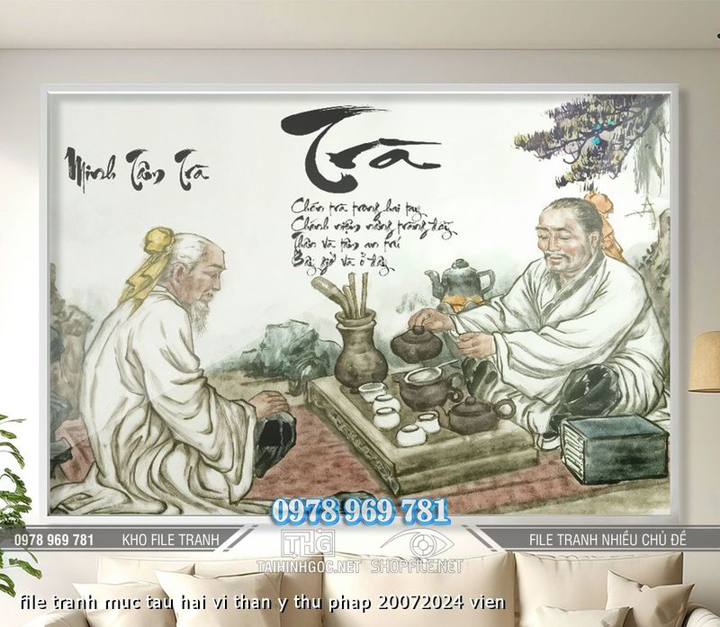 file tranh muc tau hai vi than y thu phap 20072024 vien