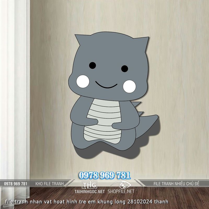 file tranh nhan vat hoat hinh tre em khung long 28102024 thanh