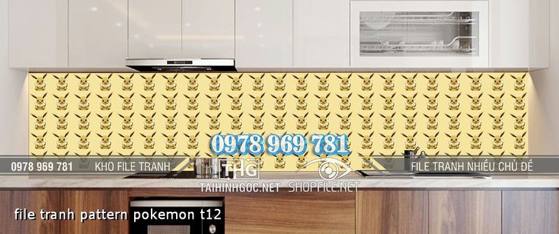 file tranh pattern pokemon t12