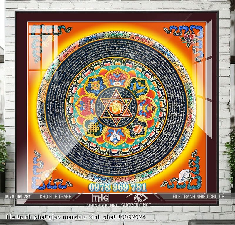 file tranh phat giao mandala kinh phat 10092024