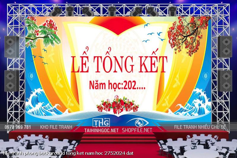 file tranh phong background tong ket nam hoc 2752024 dat