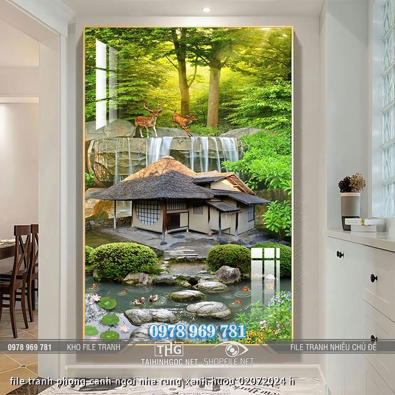 file tranh phong canh ngoi nha rung xanh huou 02072024 h