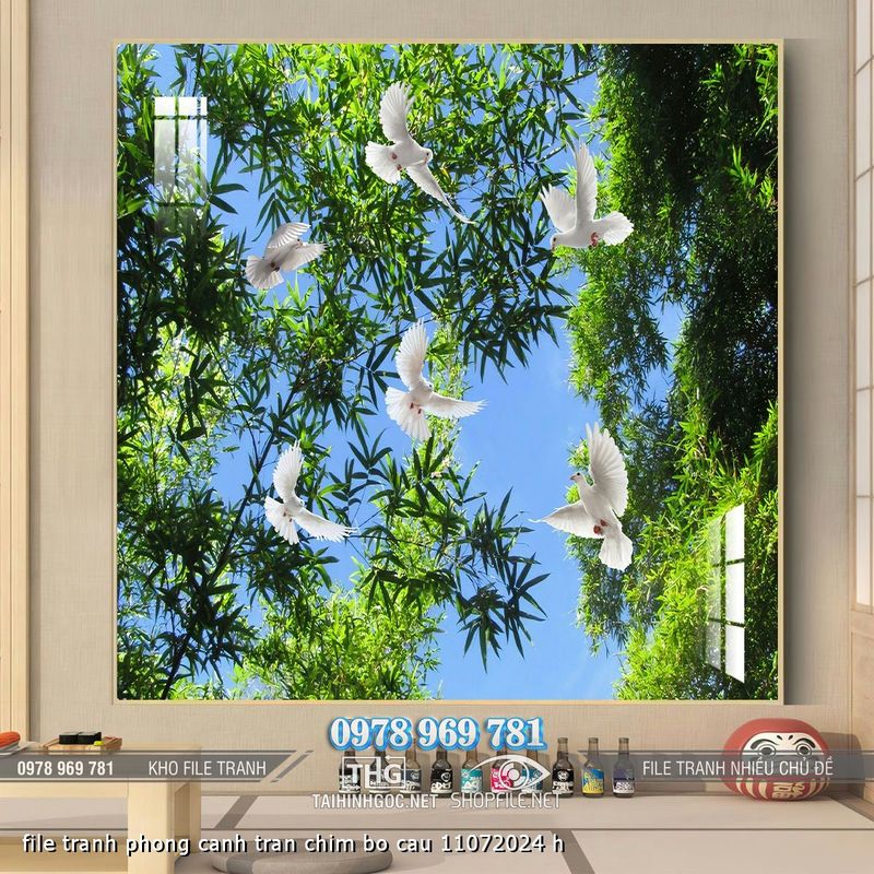 file tranh phong canh tran chim bo cau 11072024 h