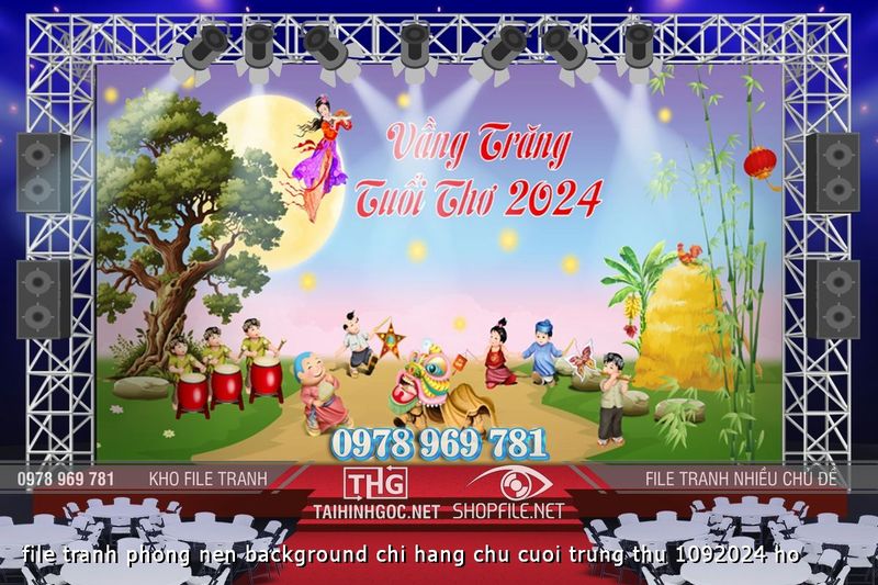 file tranh phong nen background chi hang chu cuoi trung thu 1092024 ho