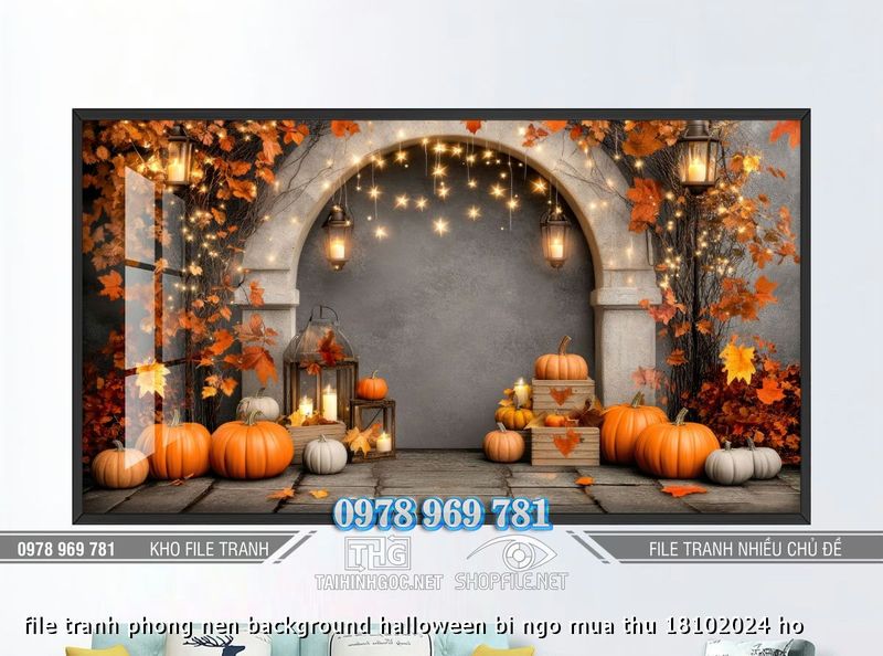 file tranh phong nen background halloween bi ngo mua thu 18102024 ho
