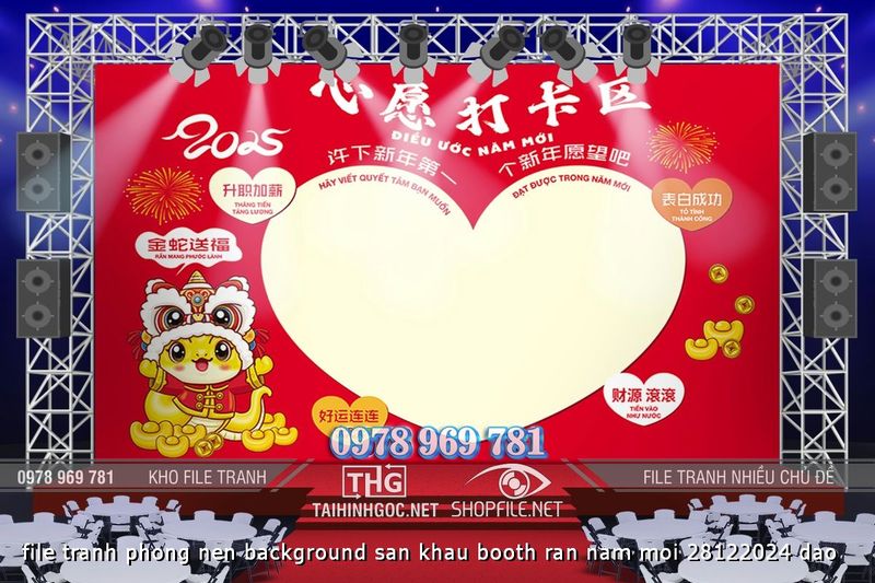 file tranh phong nen background san khau booth ran nam moi 28122024 dao