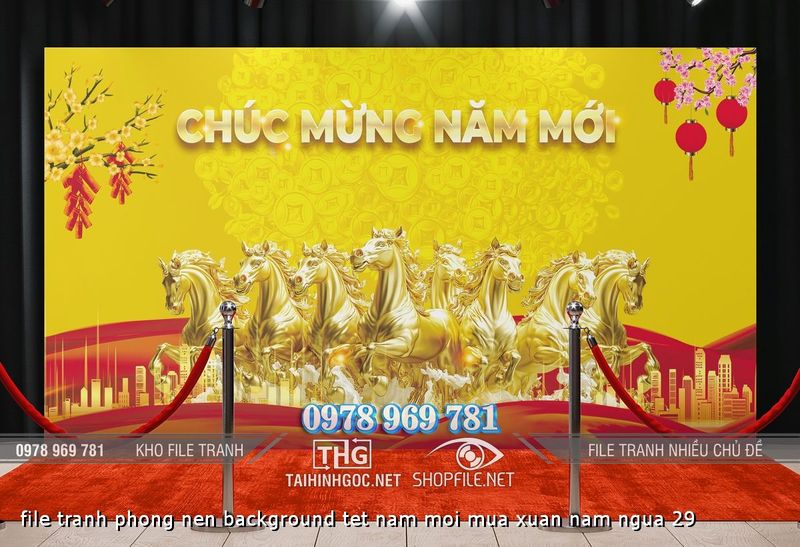 file tranh phong nen background tet nam moi mua xuan nam ngua 29