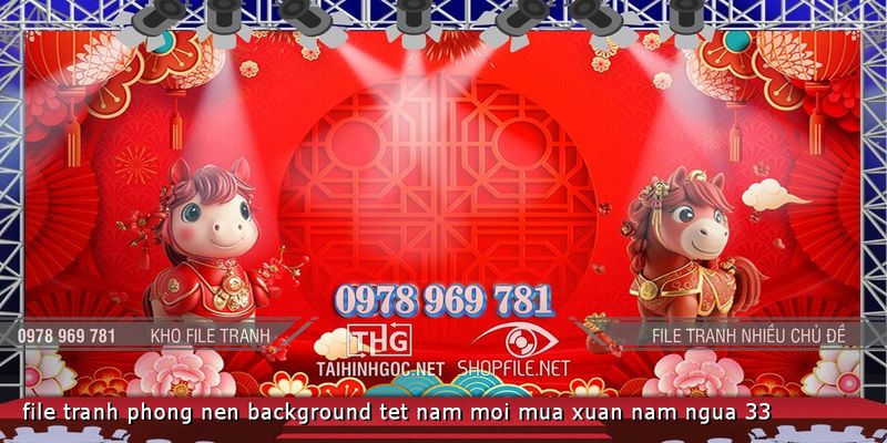 file tranh phong nen background tet nam moi mua xuan nam ngua 33