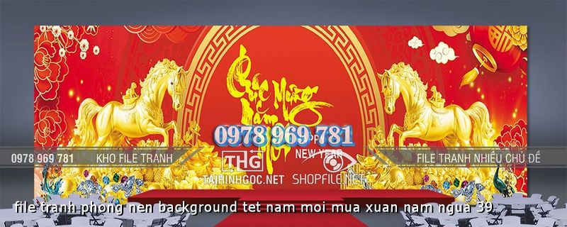 file tranh phong nen background tet nam moi mua xuan nam ngua 39