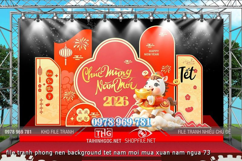 file tranh phong nen background tet nam moi mua xuan nam ngua 73