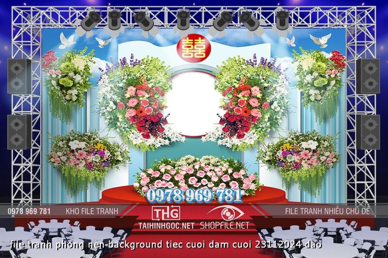 file tranh phong nen background tiec cuoi dam cuoi 23112024 dao
