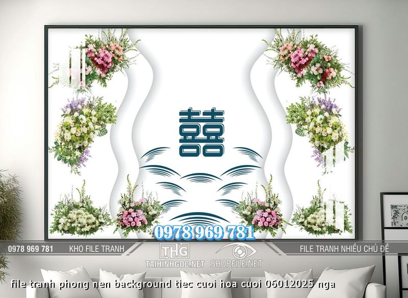 file tranh phong nen background tiec cuoi hoa cuoi 06012025 nga