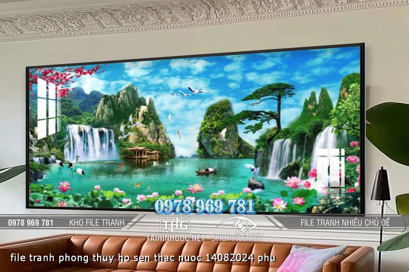 file tranh phong thuy ho sen thac nuoc 14082024 phu