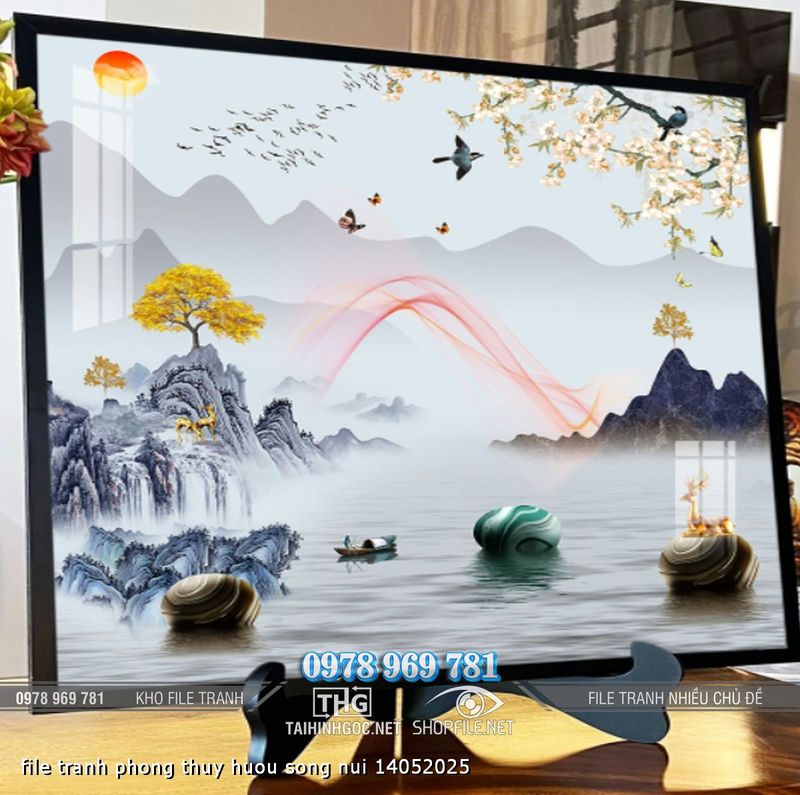 file tranh phong thuy huou song nui 14052025