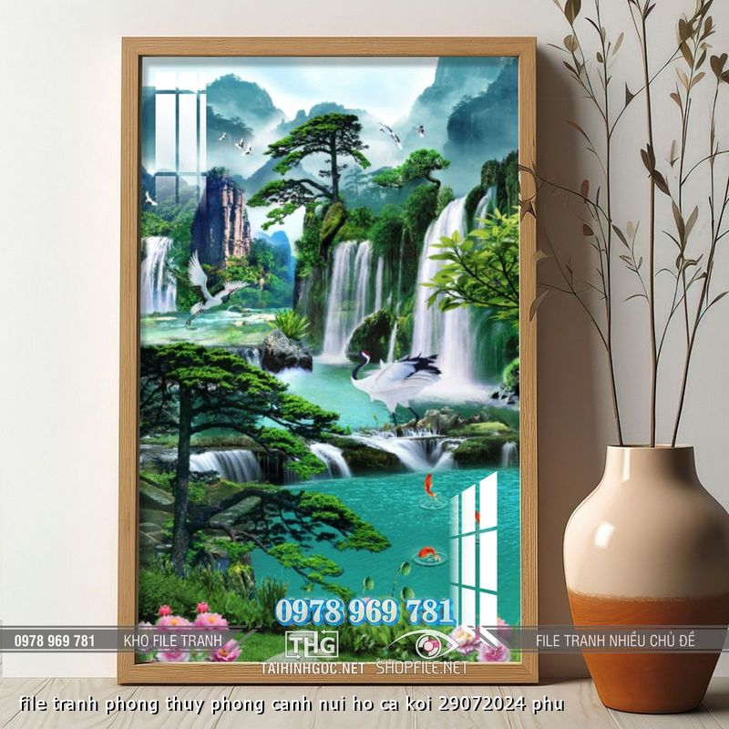 file tranh phong thuy phong canh nui ho ca koi 29072024 phu
