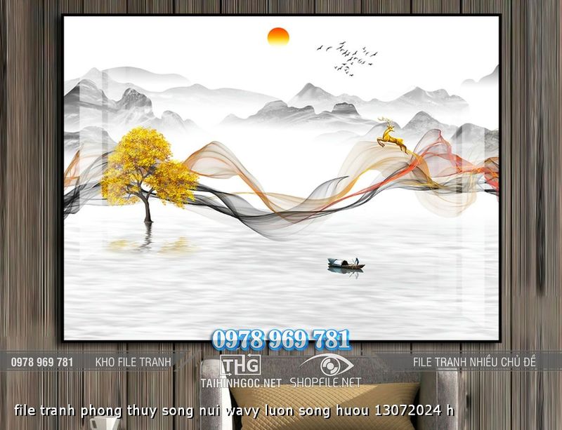 file tranh phong thuy song nui wavy luon song huou 13072024 h