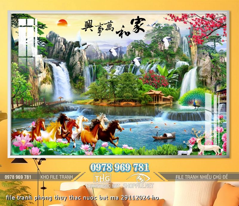 file tranh phong thuy thac nuoc bat ma 29112024 ho