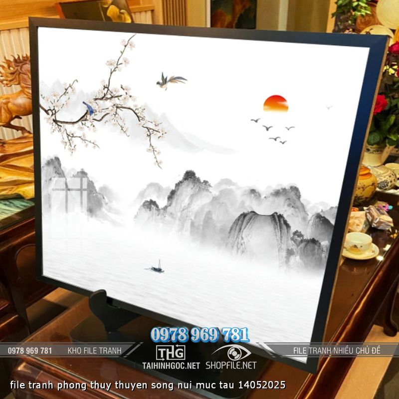 file tranh phong thuy thuyen song nui muc tau 14052025