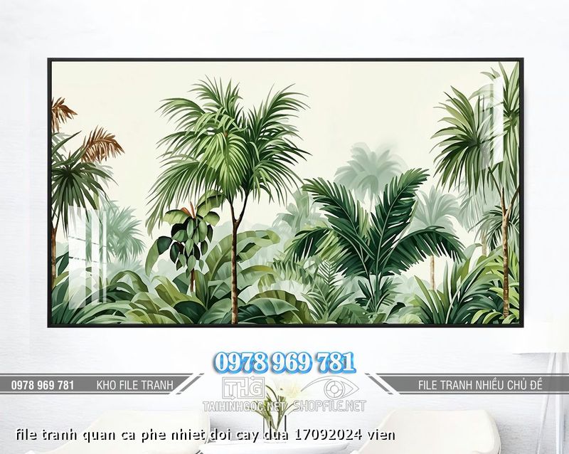 file tranh quan ca phe nhiet doi cay dua 17092024 vien