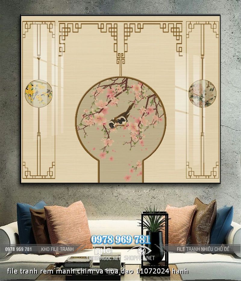 file tranh rem manh chim va hoa dao 11072024 hanh