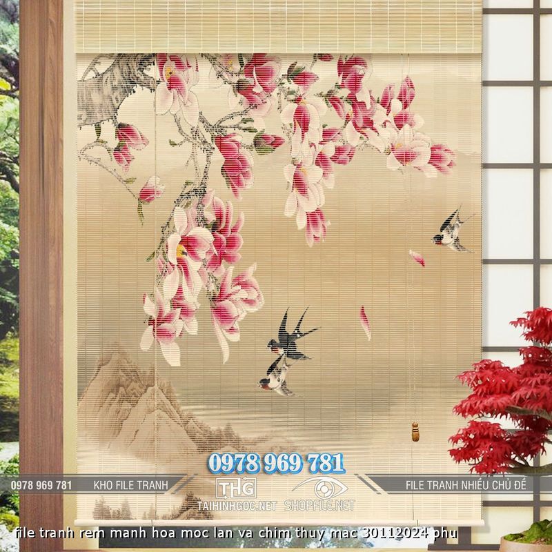 file tranh rem manh hoa moc lan va chim thuy mac 30112024 phu
