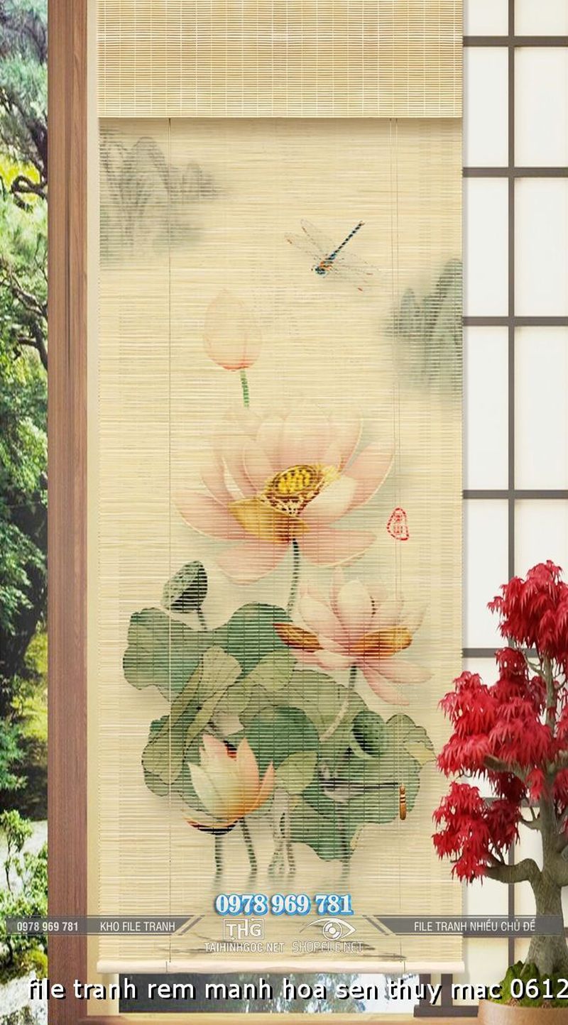 file tranh rem manh hoa sen thuy mac 06122024 phu